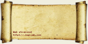 Jana Prokopović vizit kartica